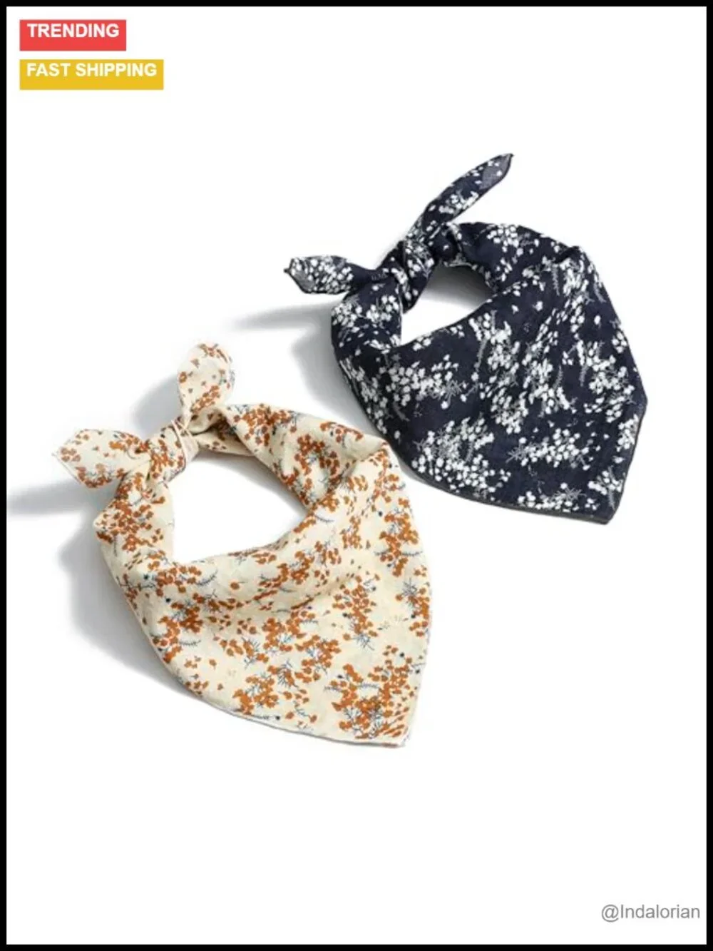 Cotton Viscose Blend Unisex Multipurpose Bandana Headband Hair Scarf